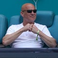 Andre Agassi attends 2024 Miami Open women\'s singles final match between Danielle Collins of USA and Elena Rybakina Royalty Free Stock Photo