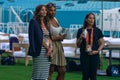 Serena Williams and daughter Alexis Olympia Ohanian visit 2024 Miami Open day 13 at Hard Rock Stadium