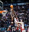 Miami Heat vs. Toronto Raptors Royalty Free Stock Photo