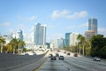 Miami highway Royalty Free Stock Photo