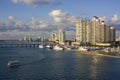 Miami luxury harbor Royalty Free Stock Photo
