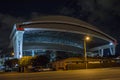 Miami Marlins Stadium with House in front Royalty Free Stock Photo