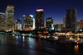 Miami at Night Royalty Free Stock Photo