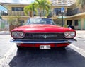 MIAMI OCTOBER - 2018: Motor rally of old cars