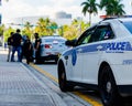 Miami Police car Downtown Miami, Florida, United States