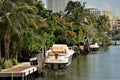 Miami Residential Inland Waterway with Boat Docks