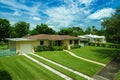Miami Shores Home Royalty Free Stock Photo