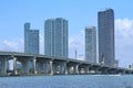 Miami Skyline Royalty Free Stock Photo