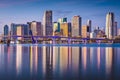 Miami Skyline Royalty Free Stock Photo