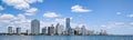 Miami skyline Royalty Free Stock Photo