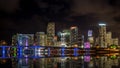 Miami Skyline at night