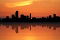 Miami Skyline at sunset