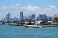 Miami Skylline Scenics Royalty Free Stock Photo