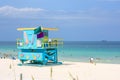 Miami South Beach Lifeguard Stand Royalty Free Stock Photo