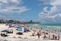 Miami south beach, view from port entry channel