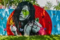 Miami Street Art Winwood Park woman with butterfly