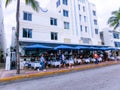 Miami, United States of America - November 30, 2019: Beacon South Beach Hotel at Ocean drive in Miami Beach, Florida Royalty Free Stock Photo