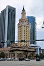 Miami, United States - the Freedom Tower in the downtown of Miami Royalty Free Stock Photo
