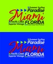 Miami urban calligraphy typeface superior vintage, for print on t shirts etc.