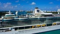 Miami, USA - April 29, 2022: Royal Caribbean Cruise Line Jewel Of The Seas ship Royalty Free Stock Photo