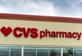 CVS Pharmacy store sign on a cloudy day Royalty Free Stock Photo