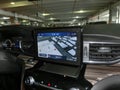 Ford Explorer car dashboard and navigation system