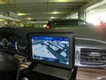 Ford Explorer car dashboard and navigation system
