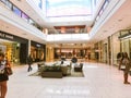 Miami, Usa - May 12, 2018: The people at Aventura mall, Miami luxury shopping store