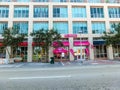 Miami, USA - November 30, 2019: T-Mobile cellular operator shop in Miami