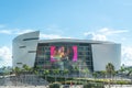 Miami, USA - September 11, 2019: American Airlines arena in Miami city center Royalty Free Stock Photo