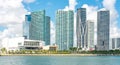 Miami, USA - September 11, 2019: American Airlines arena in downtown Miami, Florida Royalty Free Stock Photo