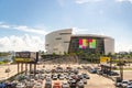 Miami, USA - September 11, 2019: American Airlines arena in Miami city center Royalty Free Stock Photo