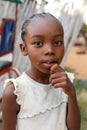 Small cute Malagasy girl in Miandrivazo, Madagascar.