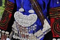 The miao clothing and silver adornments