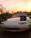 Miata sunset