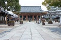 Mibu-dera Temple in Kyoto, Japan. The temple was established in AD 991 by the monk Kaiken Royalty Free Stock Photo