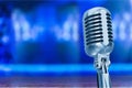 Mic on background Royalty Free Stock Photo