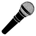 Mic Microphone Cartoon Illustration Icon