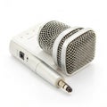 Mic recorded square on white background Royalty Free Stock Photo