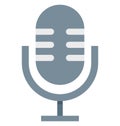 Mic Vector Isolated Vector icons that can be easily modified and edit Royalty Free Stock Photo