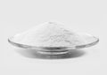 Mica sericite or sericite is a fine grayish white powder, a hydrated potassium alumina silicate. Component of the food industry Royalty Free Stock Photo