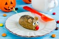 Mice cakes - funny and spooky Halloween treats Royalty Free Stock Photo