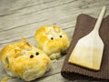 Mice made from puff pastry Royalty Free Stock Photo