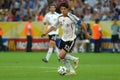 Michael Ballack in action during the  match Royalty Free Stock Photo