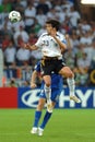 Michael Ballack in action during the  match Royalty Free Stock Photo