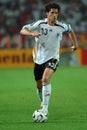 Michael Ballack in action during the  match Royalty Free Stock Photo