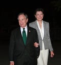 Michael Bloomberg and Diana Taylor at Vanity Fair Party For Tribeca Film Festival Royalty Free Stock Photo