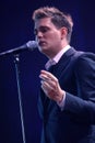 Michael Buble during the concert