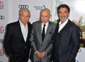 Michael Douglas, Alan Arkin & Chuck Lorre Royalty Free Stock Photo