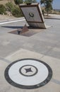 Michael Hoskin Solar clock at entrance to Dolmen of Menga in Ant